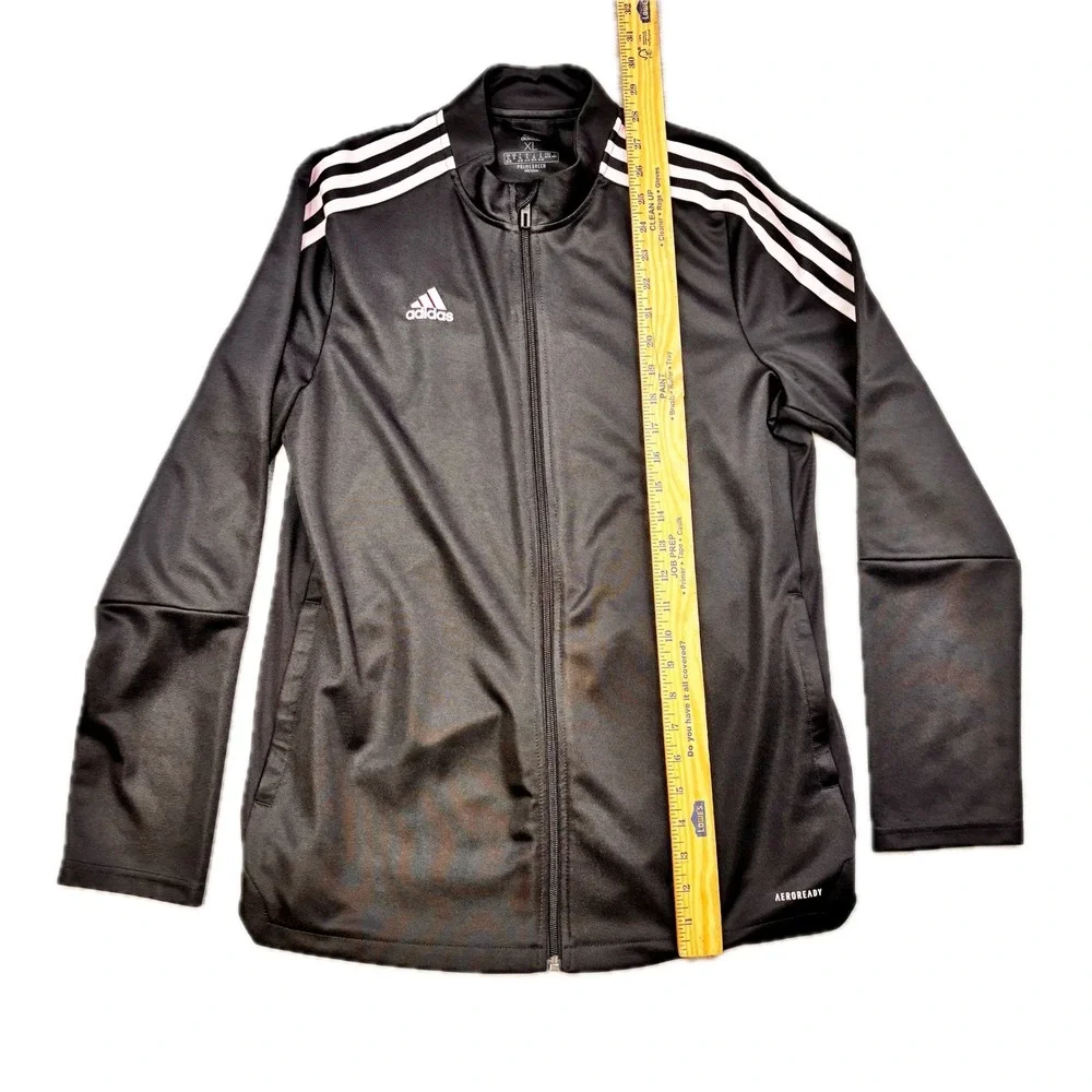 Adidas Aeroready Primegreen Mens Track Jacket Black White Stripes XL‎ 0231